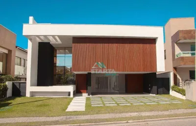 Casa no alphavile fortaleza com 5 dormitórios à venda por r$ 5.900.000 - cararu - eusébio/ce