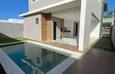 Casa com 4 dormitórios à venda, 223 m² por r$ 1.280.000,00 - urucunema - eusébio/ce