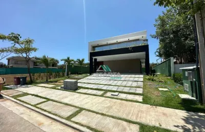 Melhor casa alphaville ceara1, 403m² area construída, fino acabamento, 5 suítes, 6 vagas de garagem