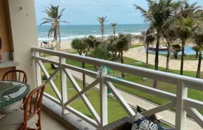 Vendo apartamento em condomínio pé na areia, 3 suites, lazer completo, porto das dunas, ceará