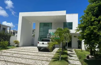 Casa com 5 dormitórios para alugar, 430 m² por r$ 19.500/mês - loteamento novo aquiraz - aquiraz/ce