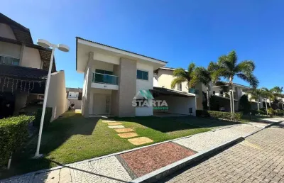 Casa com 4 dormitórios à venda, 285 m² por r$ 1.400.000,00 - pires façanha - eusébio/ce