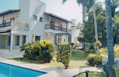 Belíssima casa em condomínio com 4 suítes, 330 m² por r$ 12.340/mês - jardim santa marcelina - campinas/sp