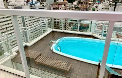 Cobertura à venda em florianópolis, centro, com 4 quartos, com 296 m², edifício ana maria
