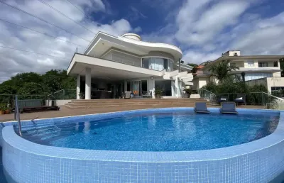 Casa em condomínio fechado com 4 quartos à venda na rua dos ipês, 609, bosque das mansões, são josé por r$ 8.000.000