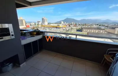 Apartamento com 3 quartos à venda na rua najla carone guedert, 120, pagani, palhoça por r$ 700.000