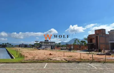 Terreno em condomínio fechado à venda na avenida deltaville, 301, beira rio, biguaçu por r$ 600.000