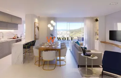 Apartamento com 3 quartos à venda na rua do bunganvília,., 100, cidade universitária pedra branca, palhoça por r$ 890.000