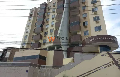 Apartamento com 3 quartos à venda na avenida governador jorge lacerda, 1835, costeira do pirajubaé, florianópolis por r$ 750.000
