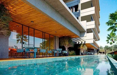 Apartamento com 2 quartos à venda na rua dos golfinhos, 50, praia de palmas, governador celso ramos por r$ 1.296.000