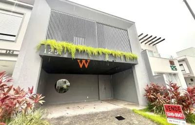 Casa em condomínio fechado com 3 quartos à venda na avenida deltaville, 125, beira rio, biguaçu por r$ 1.600.000