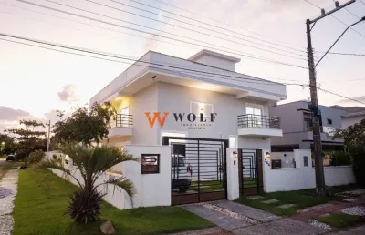 Casa com 5 quartos à venda na dos girassóis, 344, daniela, florianópolis por r$ 3.280.000
