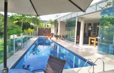 Casa em condomínio fechado com 4 quartos à venda na rua dos carijós, 44, santa mônica, florianópolis por r$ 5.900.000