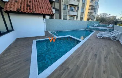 Apartamento com 2 quartos para alugar na rua prefeito dib cherem, 2608, capoeiras, florianópolis por r$ 2.590