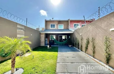 Casa duplex com 3 quartos - édson queiroz, fortaleza