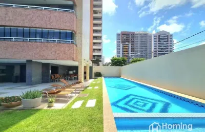Apartamento cobertura duplex projetada com 4 quartos na varjota/mucuripe - fortaleza