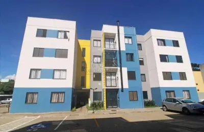 Apartamento com 2 quartos à venda na rua ladislau gubaua, 456, lamenha grande, almirante tamandaré, 41 m2 por r$ 174.900