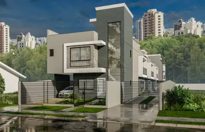 Casa com 3 quartos à venda na rua maria luiza bazzani natal, 134, uberaba, curitiba por r$ 670.000