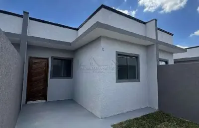 Casa com 2 quartos à venda na rua major arnoldo mayer, 144, campo de santana, curitiba por r$ 310.000