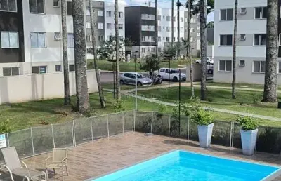 Apartamento com 2 quartos à venda na rua maria joaquina vaz, 721, jardim itaqui, campo largo por r$ 160.000