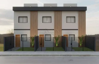 Casa com 2 quartos à venda na rua josé osires baglioli, pinheirinho, curitiba, 48 m2 por r$ 371.000