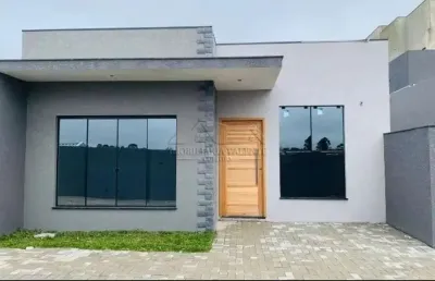 Casa em condomínio fechado com 3 quartos à venda na rua da carnaúba, 318, parque do embu, colombo por r$ 370.000