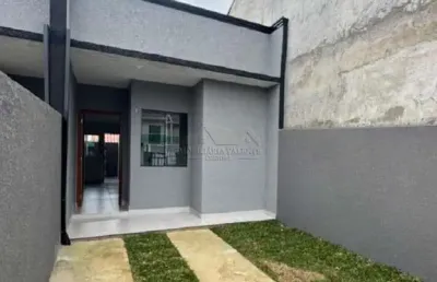 Casa com 2 quartos à venda na rua harold alberge, 42, campo de santana, curitiba por r$ 255.000