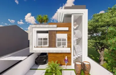 Casa com 3 quartos à venda na rua josé gusso, 193, fazendinha, curitiba por r$ 880.000