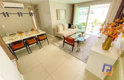 Apartamento porteira fechada no estação das flores com 3 quartos à venda, 89 m² - cambeba - fortaleza/ce