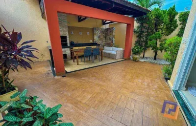 Casa no condomínio lares san pietro com 3 suítes + 1 quarto/gabinete à venda, 136 m² - luciano cavalcante - fortaleza/ce
