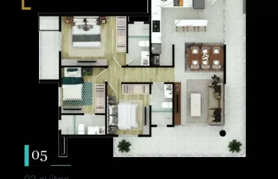 Apartamento com 2 dormitórios à venda, 83 m² por r$ 668.591,48 - anita garibaldi - joinville/sc