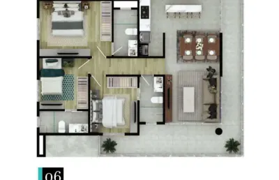 Apartamento garden com 3 dormitórios à venda, 185 m² por r$ 1.295.210,00 - anita garibaldi - joinville/sc