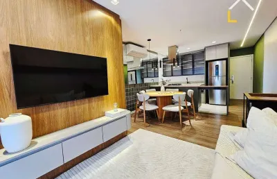 Apartamento novo, mobiliado e decorado no anita garibaldi!ormitórios à venda, 83 m² por r$ 1.012.567 - anita garibaldi - joinville/sc