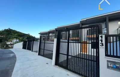 Casa com 2 dormitórios à venda, 64 m² por r$ 415.000,00 - anita garibaldi - joinville/sc