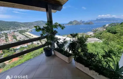 Asset imóveis vende casa em condomínio, com 4 suítes, 300 m², por r$ 2.500.000 - são francisco - niterói/rj