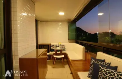 Asset imóveis vende apartamento com 3 suítes, 124 m² por r$ 1.850.000 - charitas - niterói/rj