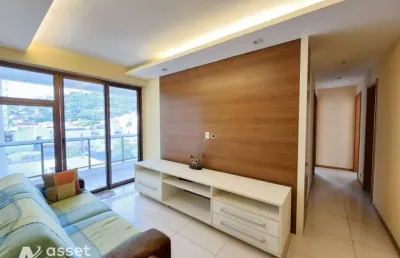 Asset imóveis vende apartamento com varanda e 3 quartos (1suíte), 96m², por r$ 980.000 - icaraí - niterói/rj