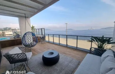 Asset imóveis vende especial cobertura com 3 quartos (1suíte), 294m², por r$ 7.000.000 - piratininga - niterói/rj