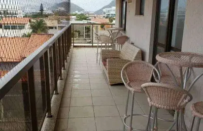 Asset imóveis vende cobertura duplex com 3 suítes, 200m², por r$ 1.800.000 - piratininga - niterói/rj