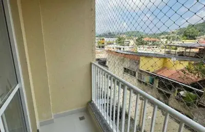Asset imóveis vende apartamento com varanda e 2 quartos (1suíte), 50m², por r$ 320.000 - maria paula - são gonçalo/rj