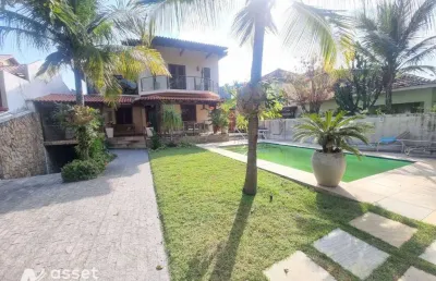 Asset imóveis vende linda casa duplex com 5 quartos (2suítes), 400m², por r$ 3.500.000 - itacoatiara - niterói/rj