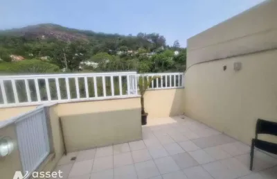 Asset imóveis vende cobertura linear com 3 quartos (1suíte), 97m², por r$ 580.000 - itaipu - niterói/rj