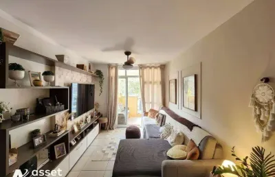 Asset imóveis vende apartamento com varanda e 3 quartos (2suítes), 145m², por r$ 749.000 - itacoatiara - niterói/rj