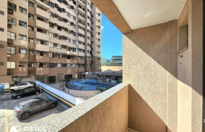 Asset/home imóveis vende apartamento com varanda e 3 quartos (1suíte), 80m², por r$ 440.000 - centro de niterói