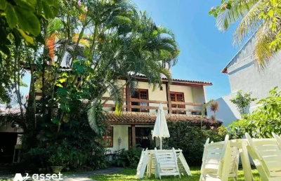 Asset imóveis vende excelente casa com 5 quartos (1suíte), 470m², por r$ 3.600.000 - camboinhas - niterói/rj