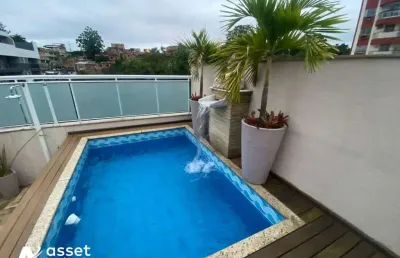 Asset imóveis vende cobertura duplex com 3 quartos (1suíte), 152m², por r$ 1.250.000 - icaraí - niterói/rj