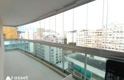 Asset imóveis vende apartamento com varanda e 2 suítes, 88 m² por r$ 1.300.000 - icaraí - niterói/rj