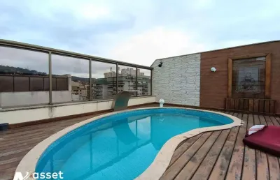 Asset imóveis vende cobertura duplex com 4 quartos (2suítes), 280m², por r$ 2.000.000 - icaraí - niterói/rj