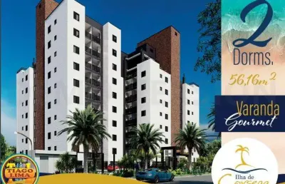 Apartamento para venda em caraguatatuba, martim de sá, 2 dormitórios, 1 banheiro, 1 vaga