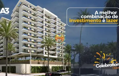 Apartamento para venda em caraguatatuba, praia das palmeiras, 2 dormitórios, 2 suítes, 3 banheiros, 1 vaga